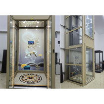 Thang Máy Gia Đình Thủy Lực Khung Vách Kính